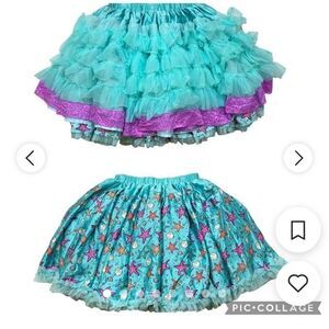 Disney Collection By TutuCouture The Little Mermaid Reversible Multi Layer Tutu